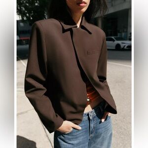 Lapel Collar Blazer